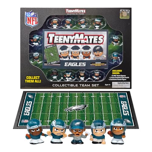 TeenyMates NFL Football Action Figures Gift Set Philadelphia Eagles