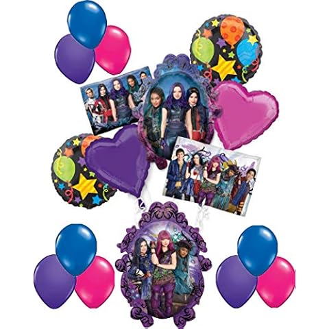 The Descendants Party Supplies 17pc Balloon Bouquet Decorations Cover