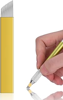 ATOMUS Microblading Agujas 12 Pin 50pcs Maqui...