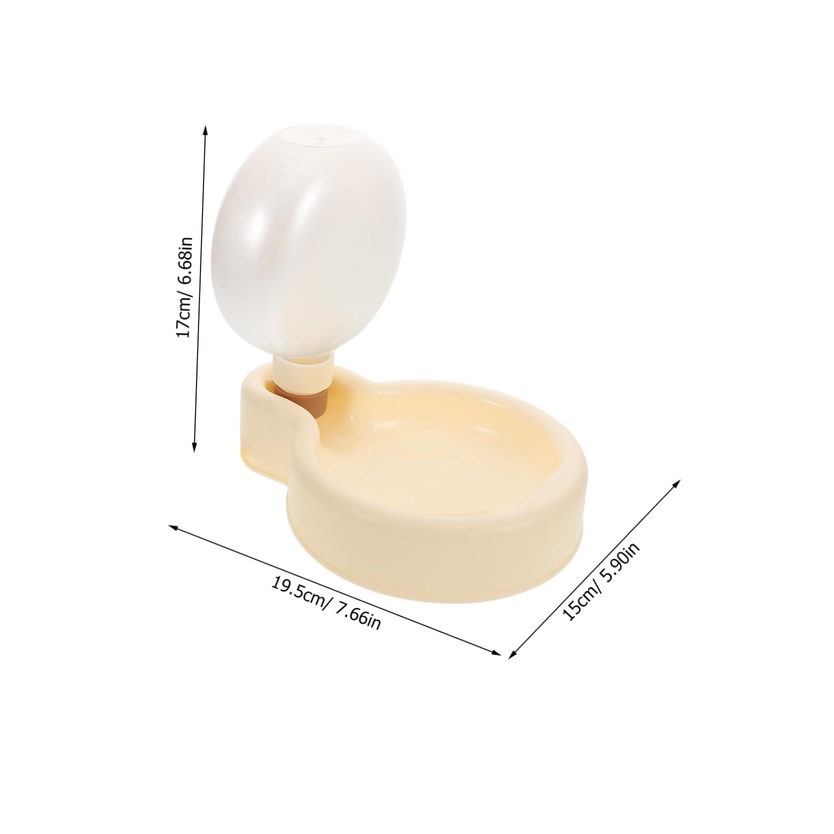 FONDOTIN Puppy Water Bottle Leak Pet Travel Cup Portable Drinking Water Dispenser for Hikes Walks for Keeping Pets Hydrated