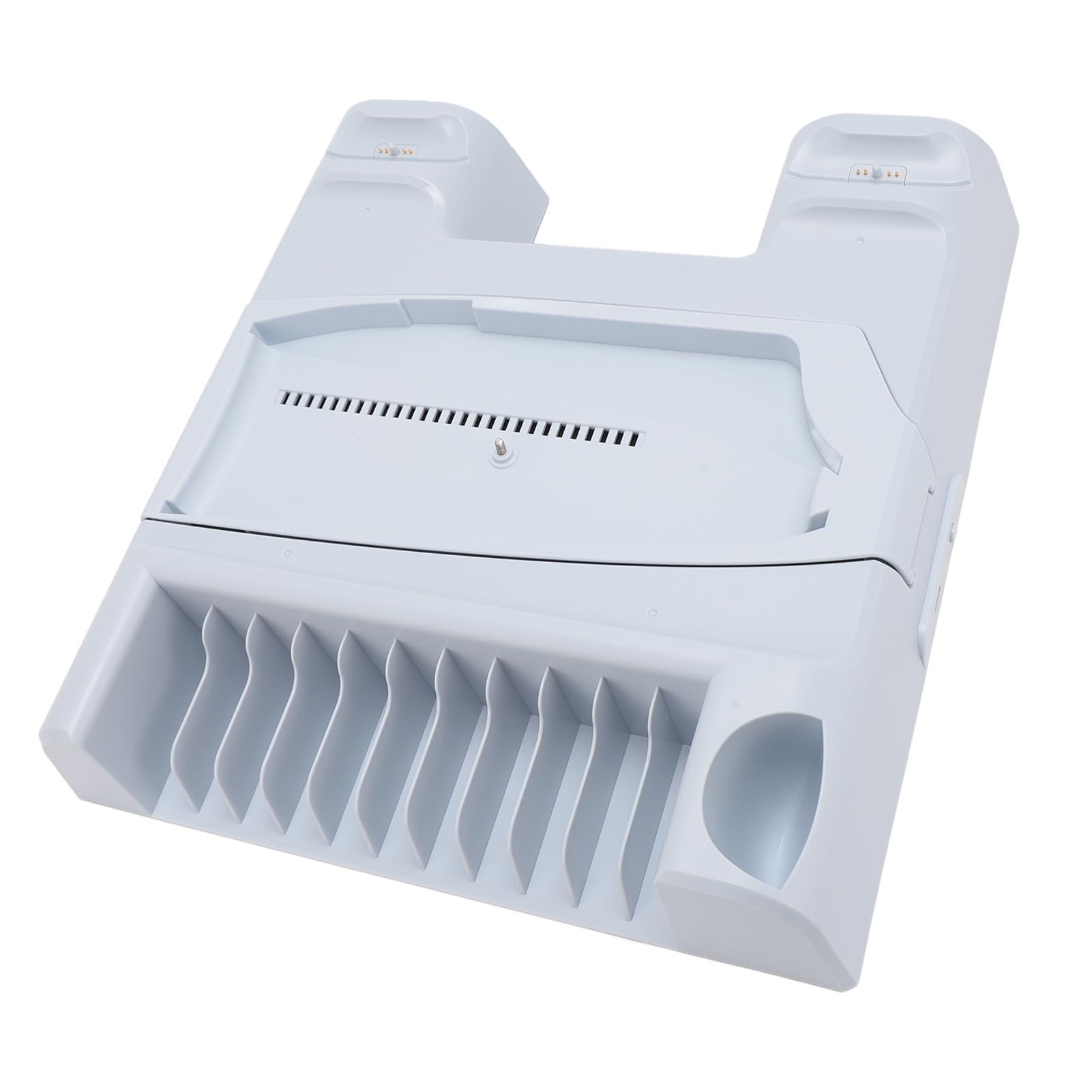 Stazione di Ricarica per Controller di Gioco Supporto di Raffreddamento Efficiente a Doppio Slot per Console e Controller Slim Materiale ABS