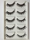 New 5 Pair Thick Black Crisscross Long False Eyelashes Fake Eye Lashes Q099 by Pretty Box