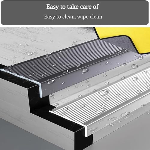Protector de borde de escalera antideslizante e impermeable de 48 pulgadas 7