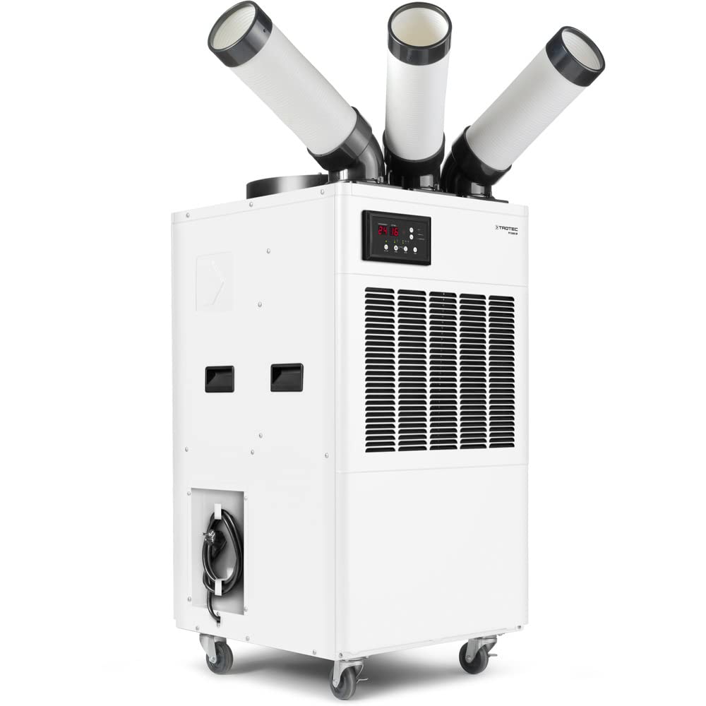 TROTEC Spotcool Climatiseur PT 5300 SP refroidissement de 5,3 kW et un volume d'air pouvant atteindre 800 m³/h