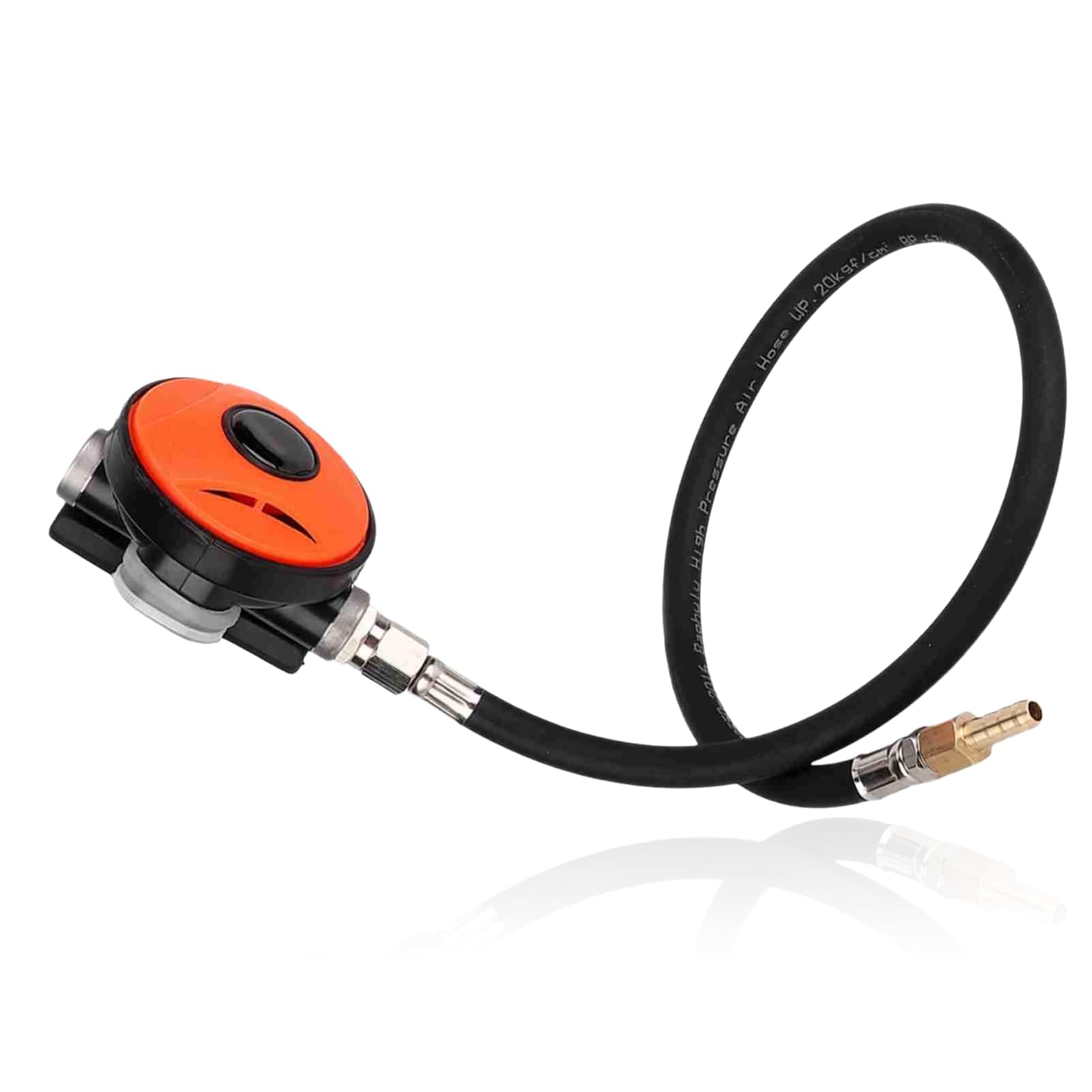 Agatige Scuba Regulator, Scuba Dive Snorkel 2nd Stage Regulator Explorer Mouthpiece Diving Equipment Accessory Hookah Dive Regulator for Diving