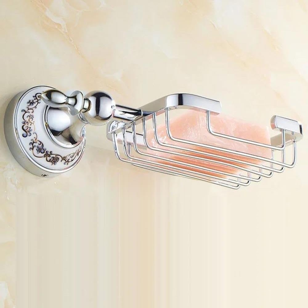 Soap Dishes Soap Basket Wall Mounted Ceramic Soap Holder image 3