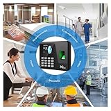 NGTeco Clock in Machine for Employees, No Internet/Software Needed, Fixed Shifts Suppor, 1000 Fingerprint Capacity, Biometric & Password Attendance, Automatic Work Hour Calculation - Image 7