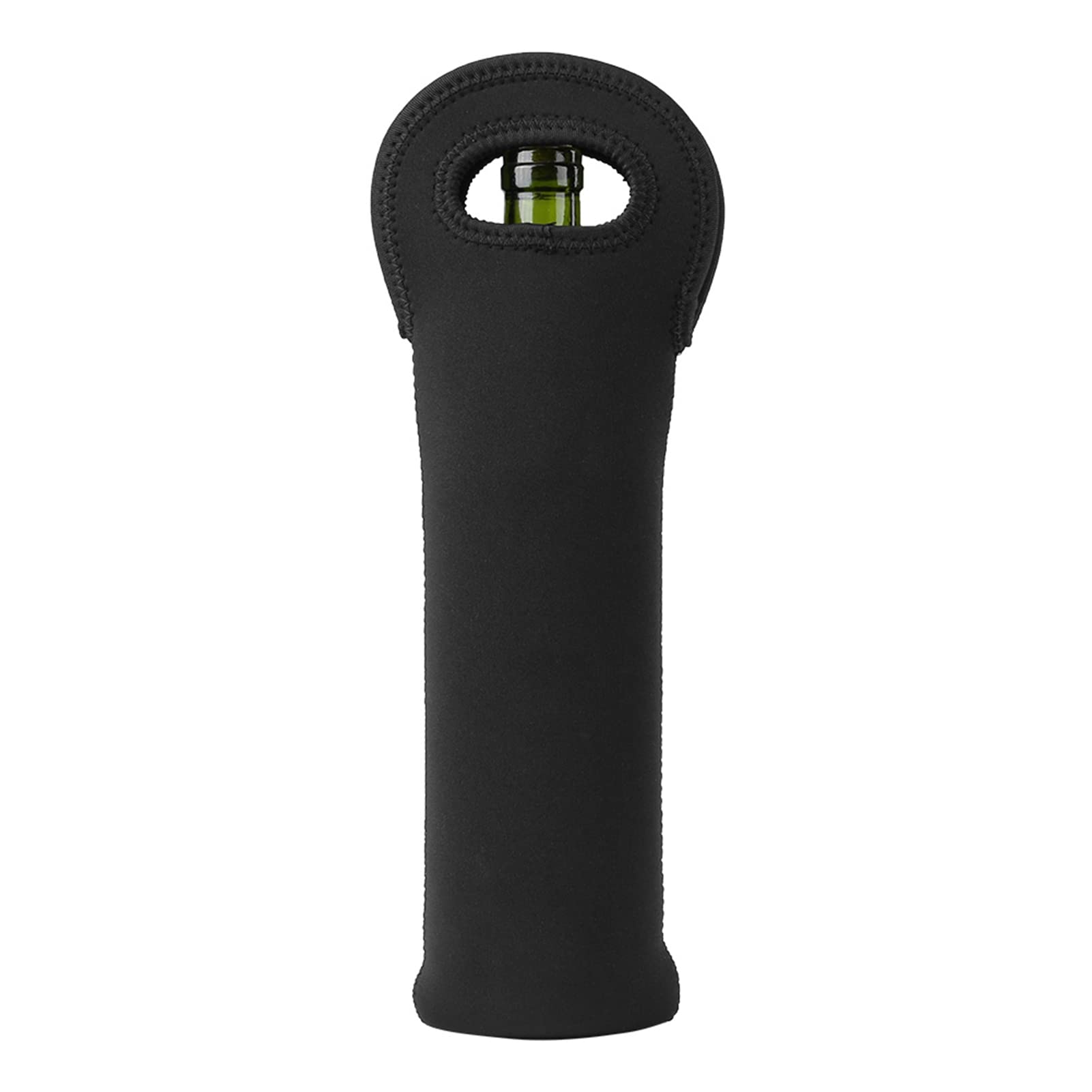 ZJchao NEOPRENE BOTTLE COOLER WINEBOTTLE BAG PROTECTIVE COVER BEVERAGE SLEEVE HOLDER FOR PARTY OUTDOOR TRAVEL 3 PIECES BLACK