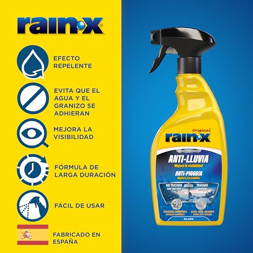 Miniatura 3 de Rain-X Limpiaparabrisas Coche Y Ventanas - Repele Lluvia Y Agua -500ml