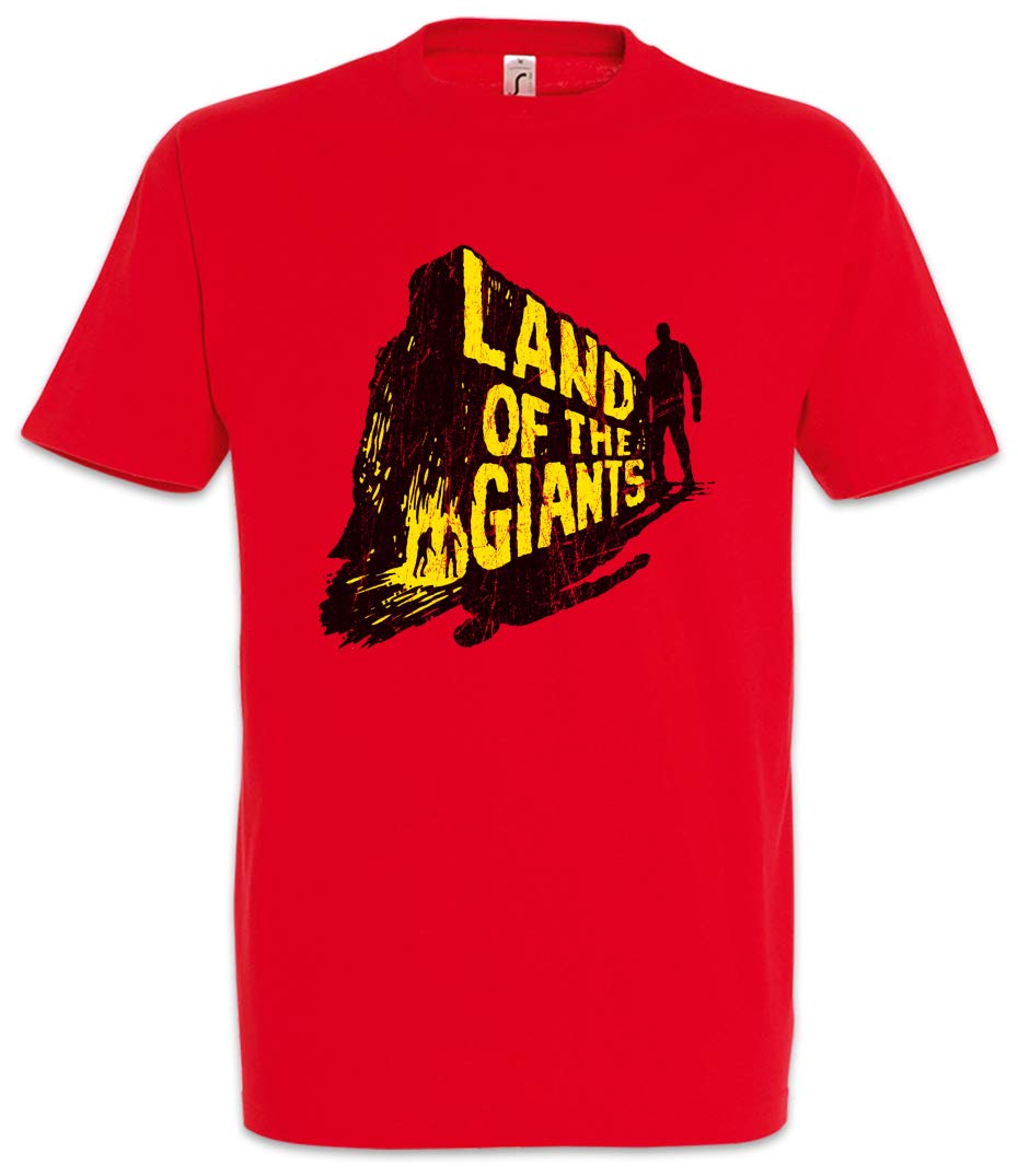 Urban Backwoods Land of The Giants Men T-Shirt Red Size 2XL