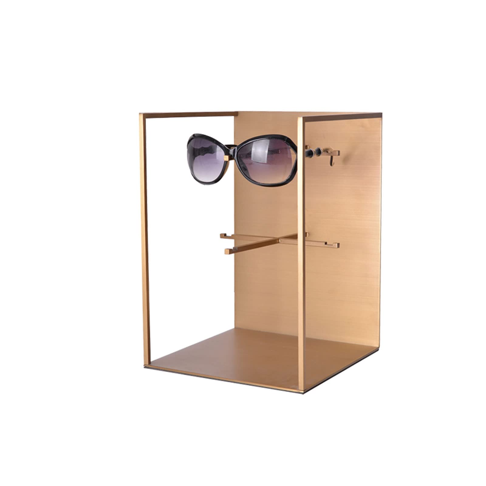 Espositore per Occhiali da Sole Occhiali da vista in acciaio inox oro Occhiali da vista Sunglasses Sunglasses Rack Occhiali da sole per gli uomini Donne Store Exhibit Collection Collection Presentatio