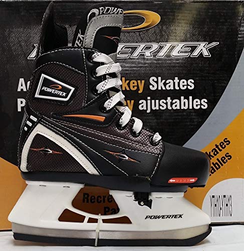 Powertek V3.0 Tek Adjustable Hockey Skate Yth10-Yth13 #TOP8