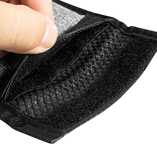 Roll Up Smell Proof Bag 7"X3.5" Black With Sk9 Premium Odorless Technology #TOP4