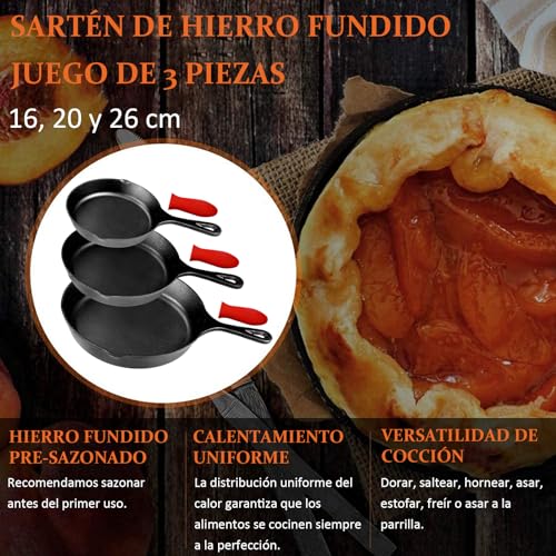 Consejos y reviews para comprar Sartenes de hierro fundido de esta semana. 3 Consejos y reviews para comprar Sartenes de hierro fundido de esta semana. 3