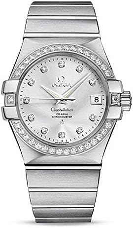 OMEGA Women&#39;s Constellation 35mm Steel Bracelet &amp; Case Automatic Analog Watch 123.15.35.20.52.001