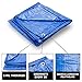 Grizzly Tarps by B-Air 9' x 12' Large Multi-Purpose Waterproof Heavy Duty Poly Tarp with Grommets Every 36