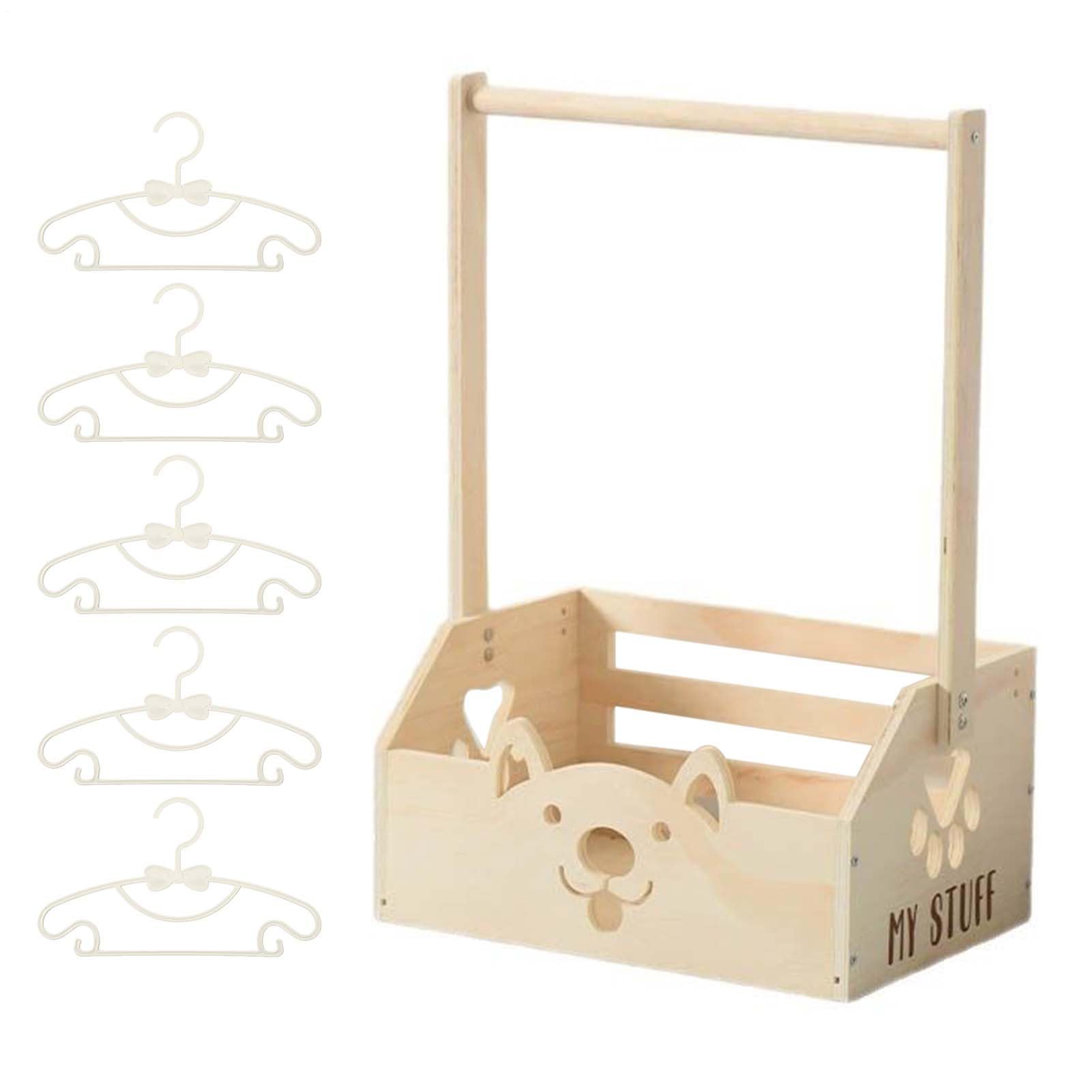 Armadietto Organizer Doccia Neonato Installazione Facile Sicurezza Bambini | Cesto Portaoggetti Doccia Neonato In Legno Per Abiti Organizer e Contenitori per Bagno, Camera, Sala