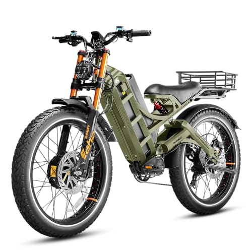 Image of 2026 eAhora Romeo Pro 3 /2 52-46 Mph Electric Bike for Adults, 6000W /4000W /2500W Dual Motor Ebike 60V 80Ah /52V 70Ah Battery 235+Miles Long Range, 26*4.0 inch /20*4.5 inch Fat Tire, Full Suspension, All Terrain