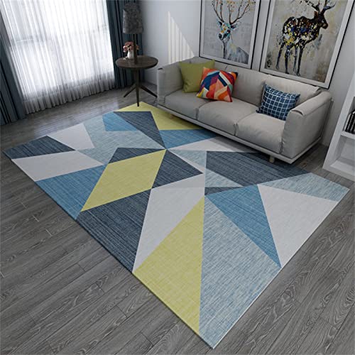 Tapis de salon moderne 170x240cm antidérapant multicolore