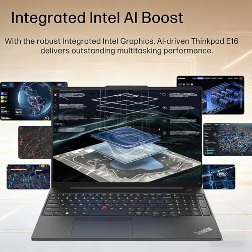 Image of Lenovo ThinkPad E16 Gen 3 • 16 inch WUXGA Touchscreen Business • 32GB RAM • 1TB SSD • Backlit Keyboard • AMD Ryzen 5 230 (Beat i7-1255U) • Fingerprint Reader • Thunderbolt 4 • Windows 11 Pro