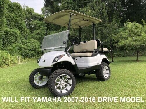 Miniatura 5 de Huskey Parts Company 4 fundas de asiento de carrito de golf marrones con puntada de diamante compatibles con Yamaha Drive G29 2007-2016, Drive 2