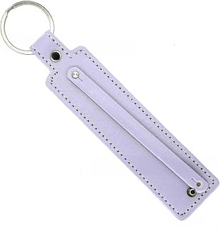 [EBISUデザイン] ネームタグキーホルダー カスタマイズ 15cm×3cm ベルト幅 8mm チャーム対応（8mm/10mm）DIY タグキーホルダー ギフト・ペットタグ・バッグチャームに最適