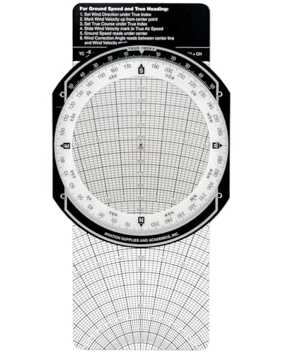 Calculadora de vuelo ASA Paper E6B para aviación ligera miniatura 2