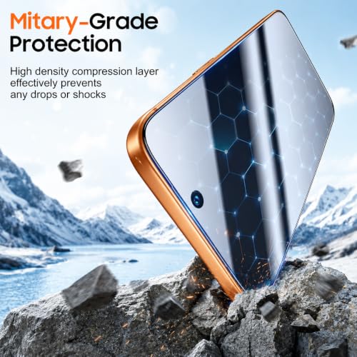 Image of Xynity 360 Privacy Tempered Glass for iPhone 17 Pro Max (2 Pack)