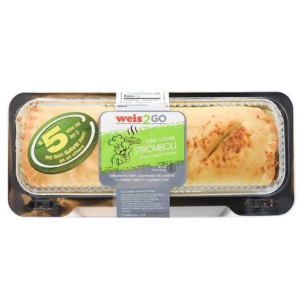 Amazon.com: Weis 2 Go, Stromboli Pepperoni & Cheese, 14 Ounce : Grocery ...