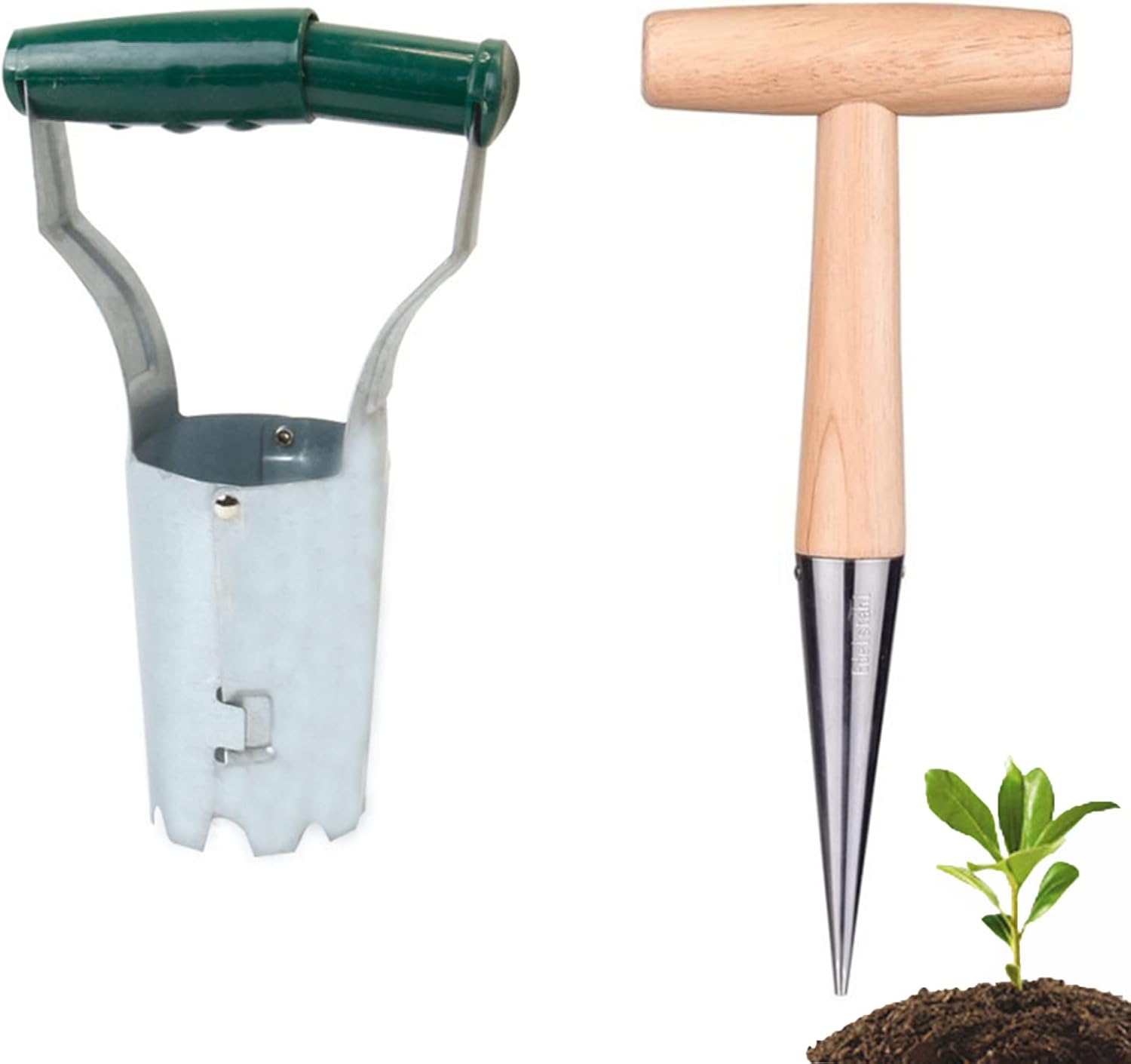 Garden Bulb Planter Tools Bulb Set Transplanter ​for Planting ​​Atomatic Soil Release for Digging/refilling Hole for Tulips Daffodils Dahlias Vegetable