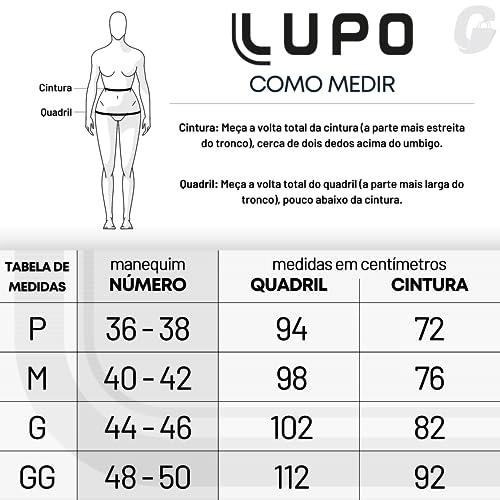 Calça Legging Lupo Mescla Sem Costura Cintura Alta Fitness Adulto Feminino | Grafite Cinza | G