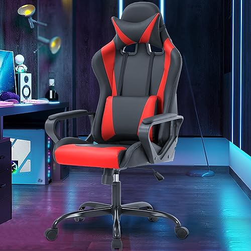 PayLessHere Gaming Chair Red thumbnail 2