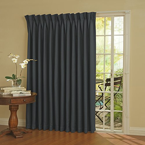 Eclipse Thermal Traverse Rod Curtains for Living Room and Bedroom, 100