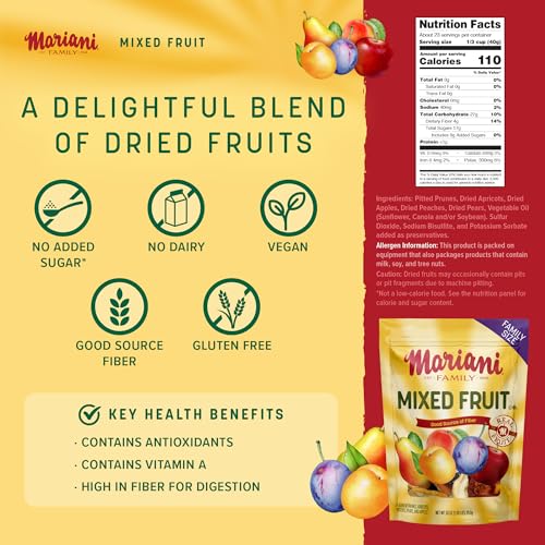 image for Mariani Premium Mariani Mixed Fruit - 30oz Bulk Bag, Dried Fruit Mix N