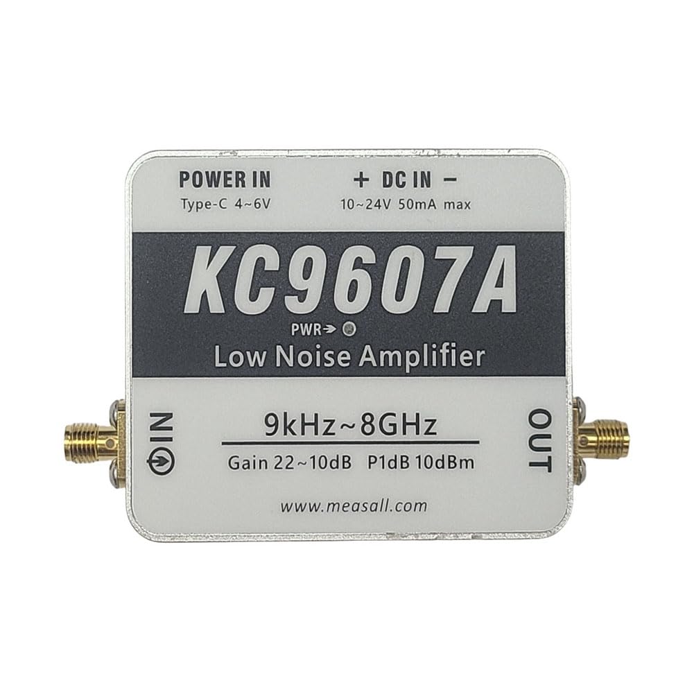 Amplificateur à Faible Bruit Gain 22 DB Large Bande 9 kHz-8 GHz