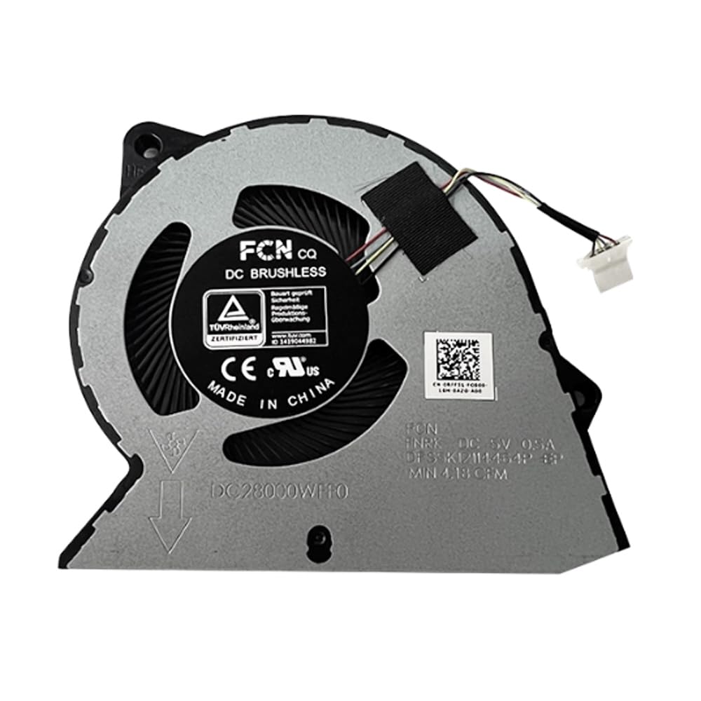 Modulo ventola 5 V CPU per computer portatile Dell VOSTRO 3420 3425 3510 3520, Inspiron 15 3510 3511 3520 3525 3530 0RFF51 DFS5K12114464P Laptop Fan Module