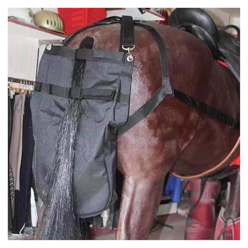 YLLFFLL Lightweight Waterproof Manure Bag for Horse, Reusable Large Small Horse Manure Catcher Bag, Equine Diaper Catching for Barns Streets Stables Scenic Area(M)