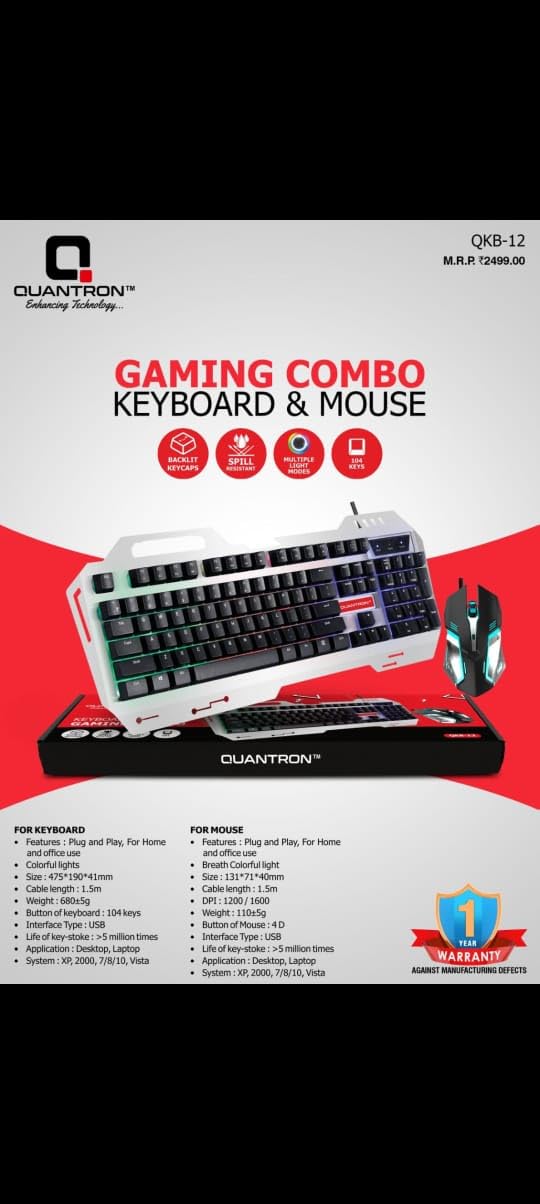 QUANTRON QKB-12 Gaming Combo – RGB Keyboard & Precision Mouse Set for Enhanced Gaming Performance-image-20