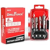 VALYRIANTOOL 8PCS Carbide Burr Set 1/4