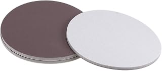 uxcell 6-Inch Sanding Sponge Hook and Loop Sanding Disc Wet/Dry for Car Wood Drywall Metal Brown Corundum 1200-1500 Grit 3 Pcs