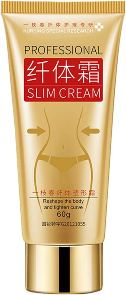 Slimming Cream Weight Loss Cellulite Treatment for Belly, Buttocks, Arms and Thighs, Hot Cream That Burns Fat, Moisturizing Firming and Slimming for Women and Men - 60g