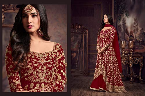 Fashion Ready to Wear Bollywood Style Party Wear Wedding Wear embroidered Long Anarkali Suit For Women4