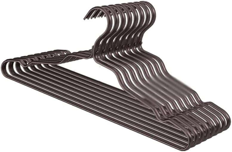 Space Saving Hangers 16 Pack Solid Coat Hangers Durable Hangers Non-Slip Clothes for Hanger Aluminum Alloy Hangers Hangers Coat,C