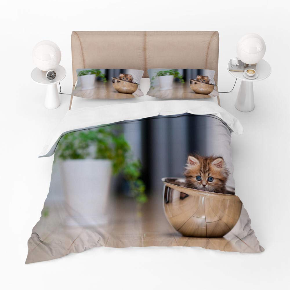 Housse de couette de qualité supérieure 200x200 en tissu microfibre grand confort