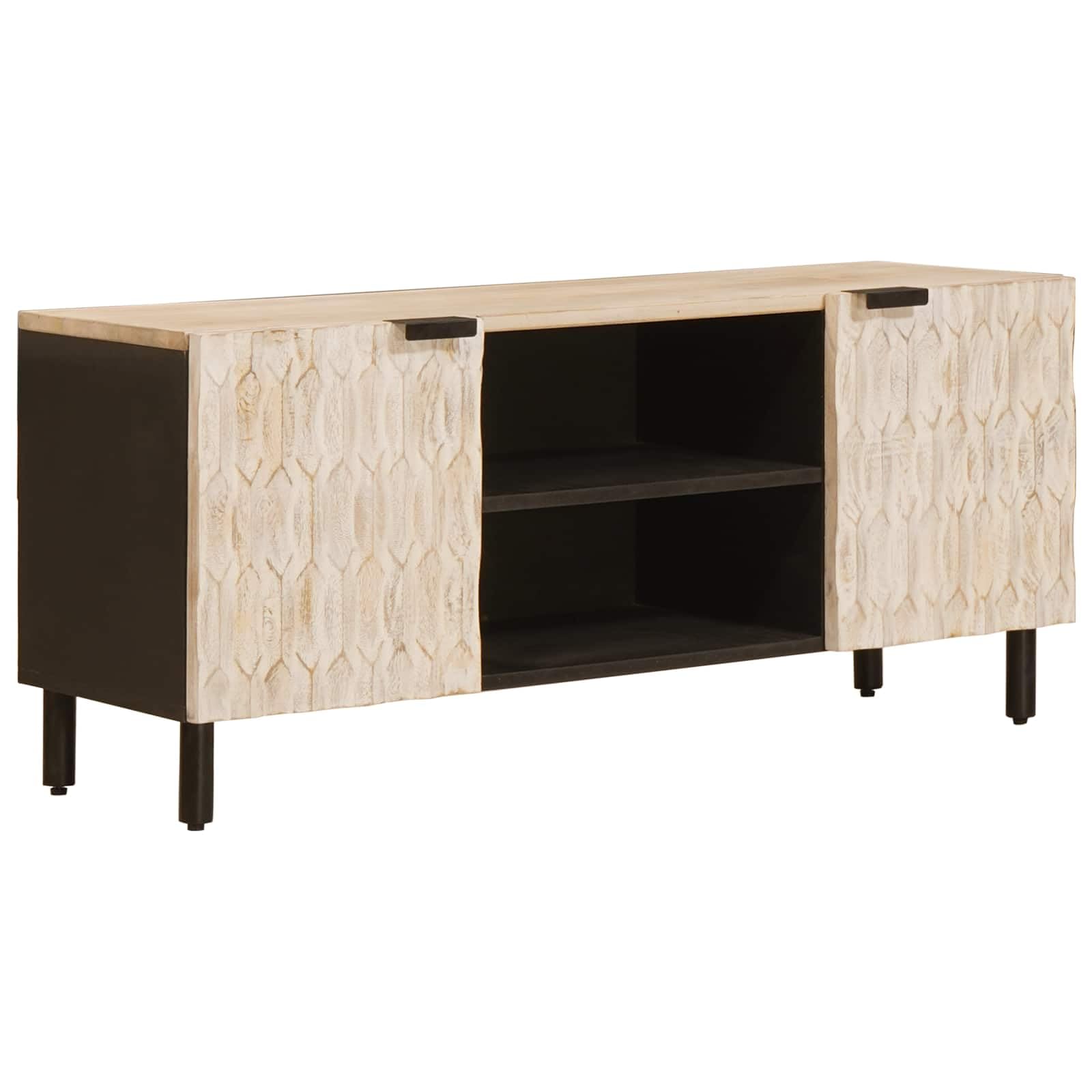 Mobile TV in legno manico 105 x 33 x 46 cm