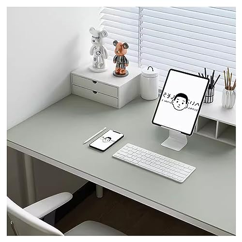 Tapis de bureau en cuir PU imperméable grand sous main de table basse 90x90cm