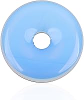 Vista 13 de GEM-Inside Rock Quartz Gemstone Loose Beads Genuine Natural Doubt Pink Ring Crystal Energy Stone Power para aretes colgantes, fabricación de joyas