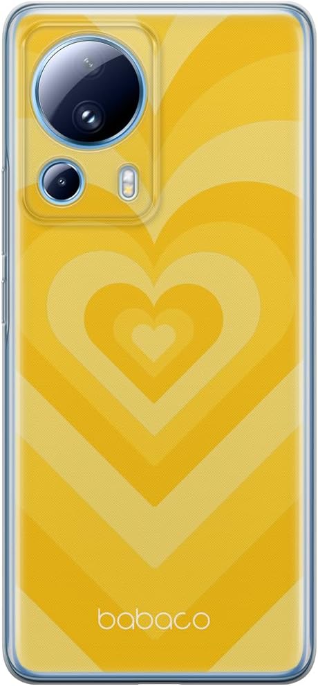 BABACO ERT Group Mobile Phone case for Xiaomi 13 LITE/CIVI 2 Original and Officially Licensed Pattern Hearts 007 optimally adapted to The Shape of The Mobile Phone, case Made of TPU