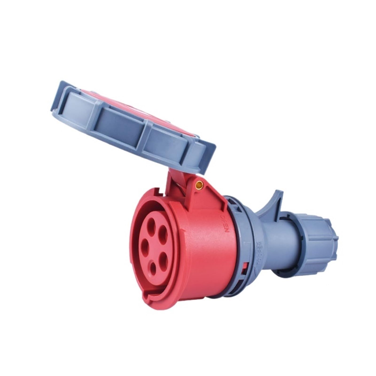 Conector industrial de 5 pines 16A acoplador aéreo IP67 trifásico de 380V a 415V para talleres