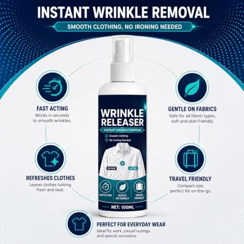 Problema de ropa adherida resuelto con el spray estático de 100 ml no pegajoso 6